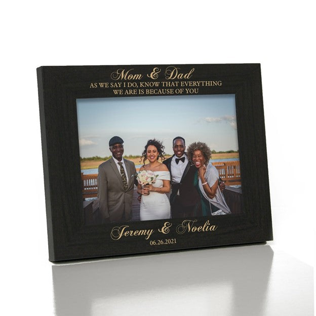 Personalized Parents Wedding Picture Frame